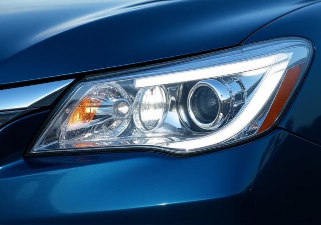 Lo stesso faro restaurato, trasparente e luminoso.